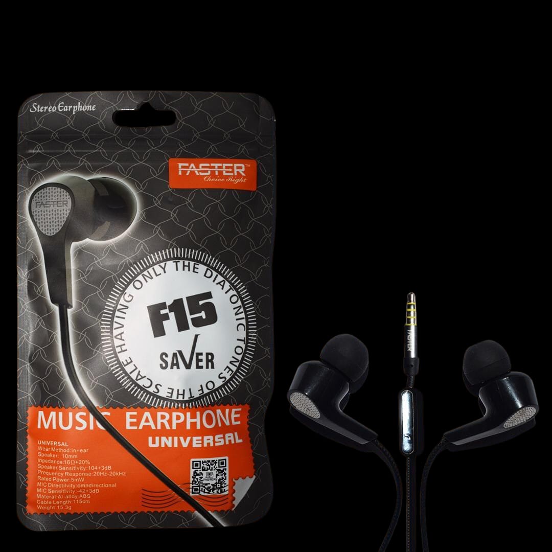 FASTER F15 Universal Music Earphone